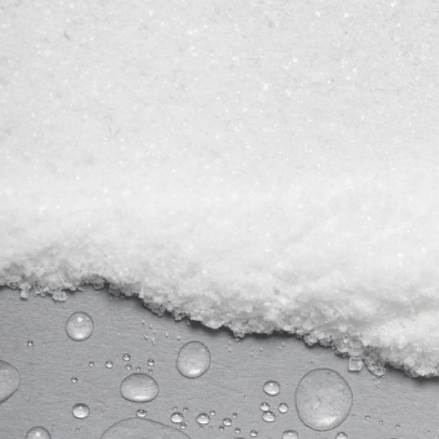 Close-up of a salt from Vivian Valenty Skincare, representing hydration and nourishment for healthy, glowing skin.
